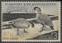 Scan of RW31 1964 Duck Stamp  Used Fine