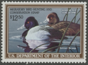 Scan of RW56 1989 Duck Stamp  MNH F-VF