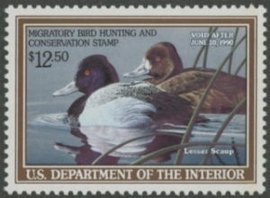 Scan of RW56 1989 Duck Stamp  MNH XF