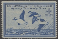 Scan of RW15 1948 Duck Stamp  Unsigned F-VF