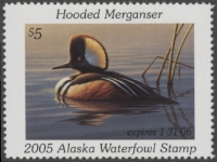 Scan of 2005 Alaska Duck Stamp MNH VF