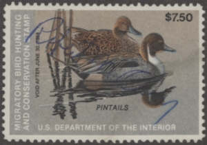 Scan of RW50 1983 Duck Stamp  Used VF