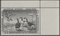 Scan of RW25 1958 Duck Stamp  MNH F-VF