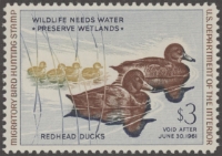 Scan of RW27 1960 Duck Stamp  MLH F-VF
