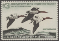 Scan of RW32 1965 Duck Stamp  MLH XF