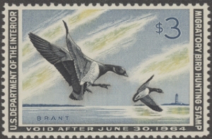 Scan of RW30 1963 Duck Stamp  MNH XF 90