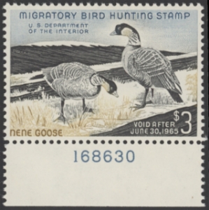 Scan of RW31 1964 Duck Stamp  MNH XF-Sup 95