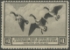 Scan of RW3 1936 Duck Stamp  Unsigned, Creased F-VF