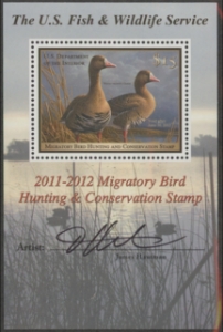 Scan of RW78B 2011 Duck Stamp  MNH VF