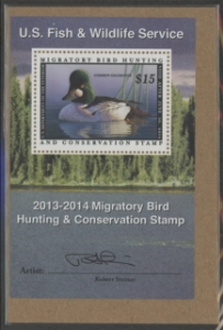 Scan of RW80B 2013 Duck Stamp  MNH F-VF