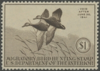 Scan of RW7 1940 Duck Stamp  MLH XF