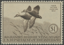 Scan of RW7 1940 Duck Stamp  MLH XF