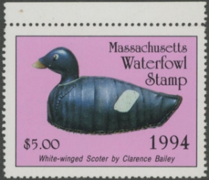 Scan of 1994 Massachusetts Duck Stamp MNH VF