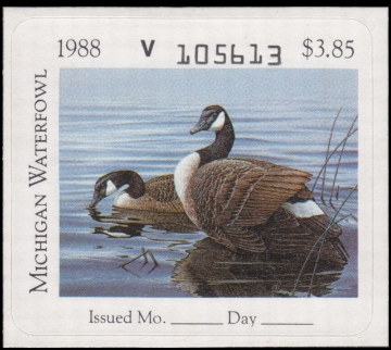 Picture of 1988 Michigan Duck Stamp MNH VF