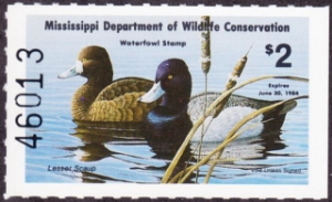 Scan of 1983 Mississippi Duck Stamp MNH VF
