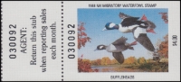 Scan of 1988 New Hampshire Duck Stamp MNH VF