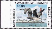 Scan of 1988 NR New Jersey Duck Stamp MNH VF