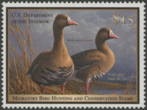 Scan of RW78 2011 Duck Stamp  MLH F-VF