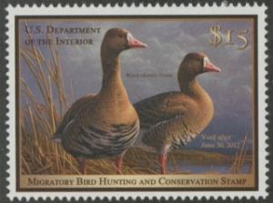 Scan of RW78 2011 Duck Stamp  MNH F-VF