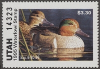 Scan of 1995 Utah Duck Stamp MNH VF