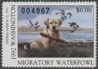 Scan of 1992 Washington Duck Stamp MNH VF