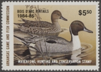 Scan of 1984 Arkansas Duck Stamp MNH VF