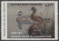 Scan of 1991 Arkansas Duck Stamp MNH VF