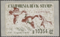 Scan of 1977 California Duck Stamp MNH VF