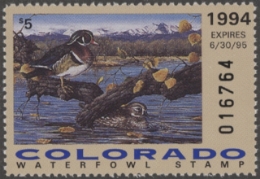 Scan of 1994 Colorado Duck Stamp MNH VF