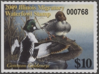 Scan of 2009 Illinois Duck Stamp MNH VF