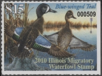 Scan of 2010 Illinois Duck Stamp MNH VF