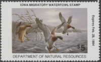 Scan of 1993 Iowa Duck Stamp MNH VF