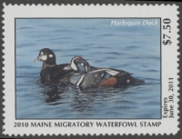 Scan of 2010 Maine Duck Stamp MNH VF