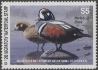 Scan of 1998 Minnesota Duck Stamp MNH VF