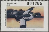 Scan of 1995 Missouri Duck Stamp MNH VF