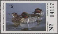 Scan of 1990 Nevada Duck Stamp MNH VF