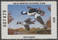 Scan of 1988 New Hampshire Duck Stamp MNH VF