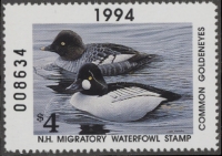 Scan of 1994 New Hampshire Duck Stamp MNH VF
