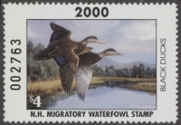 Scan of 2000 New Hampshire Duck Stamp MNH VF
