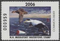 Scan of 2006 New Hampshire Duck Stamp MNH VF