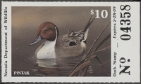 Scan of 2008 Nevada Duck Stamp MNH VF