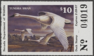 Scan of 2006 Nevada Duck Stamp MNH VF