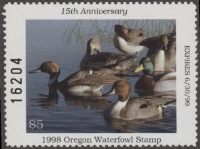 Scan of 1998 Oregon Duck Stamp MNH VF