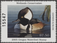 Scan of 2005 Oregon Duck Stamp MNH VF