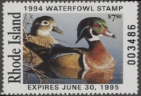Scan of 1994 Rhode Island Duck Stamp MNH VF