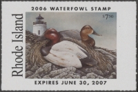 Scan of 2006 Rhode Island Duck Stamp MNH VF