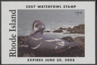 Scan of 2007 Rhode Island Duck Stamp MNH VF