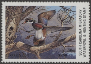 Scan of 1990 South Carolina Duck Stamp MNH VF