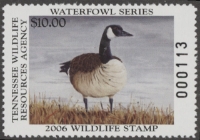 Scan of 2006 Tennessee Duck Stamp MNH VF
