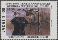 Scan of 1995 Georgia Duck Stamp MNH VF